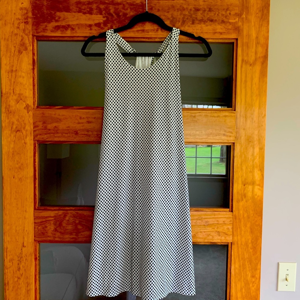 Cece polka dot halter dress